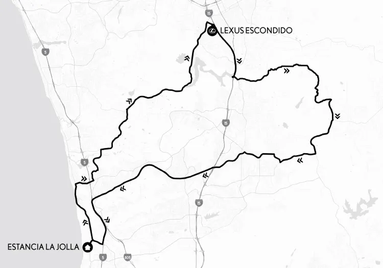 Morning - Long Route map
