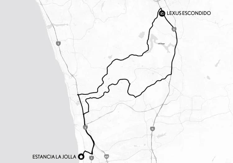 Morning - Short Route map